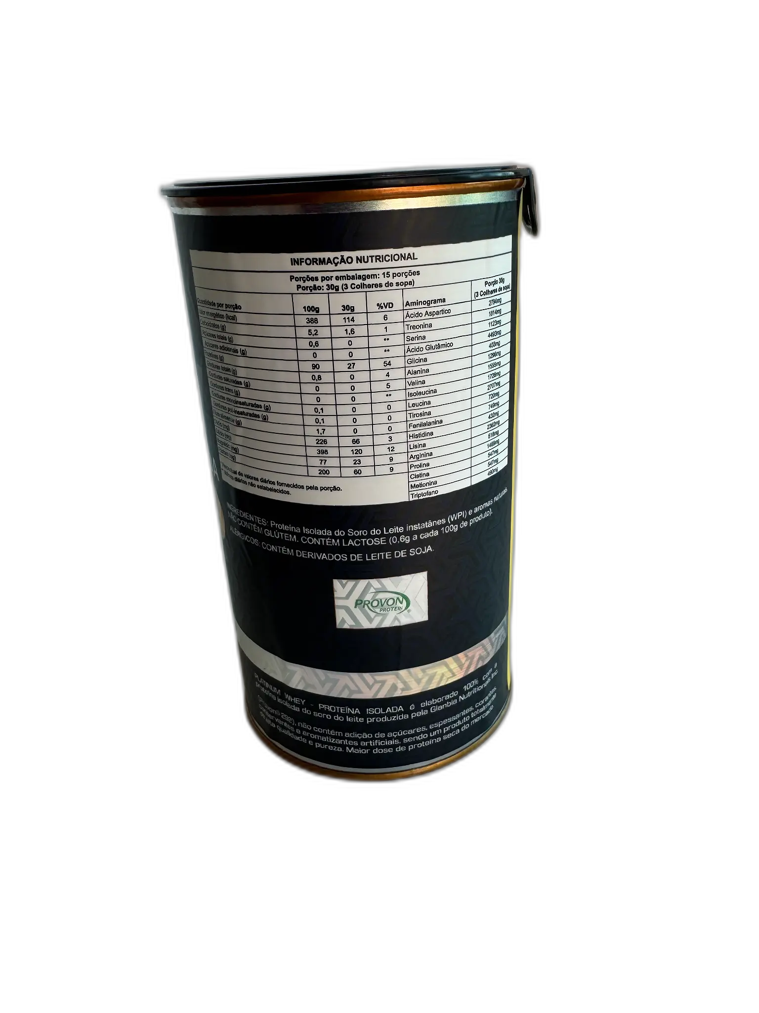 Platinum Whey Proteína Isolada 450g - 3